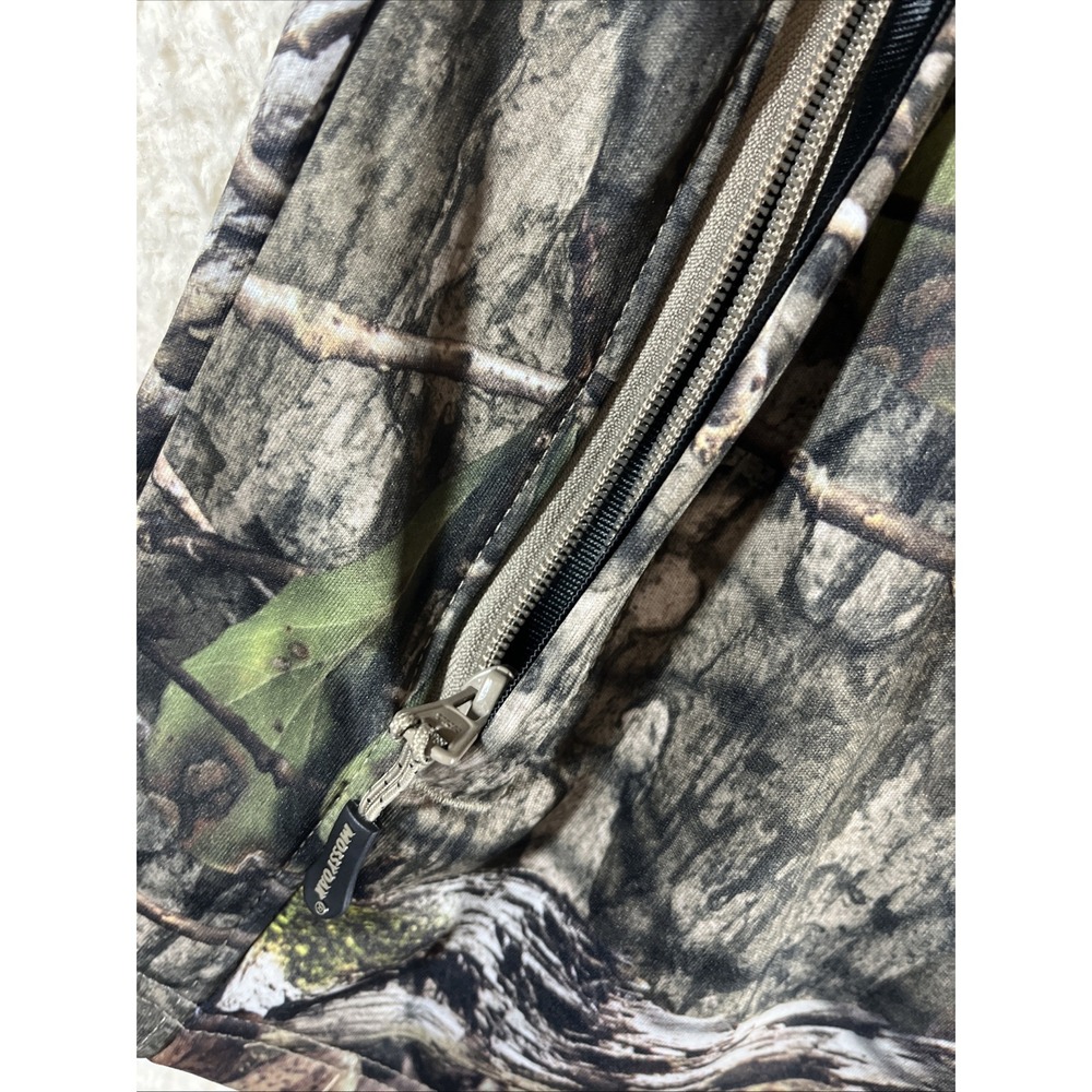 Men's Large 42/44 Mossy Oak Camo Tech Fleece Hoodie w/Face Gaiter NWT - Picture 5 of 16